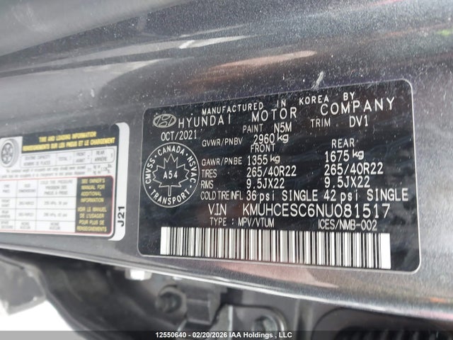 Genesis Gv80 Advanced/advanced+/prestige 2022 KMUHCESC6NU081517 Image 9