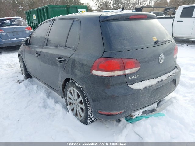 12550648 :رقم المزاد ، WVWNM7AJ8CW232146 vin ، 2012 Volkswagen Golf مزاد بيع