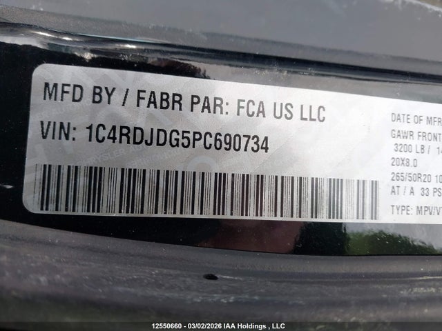 Dodge Durango Gt Plus 2023 1C4RDJDG5PC690734 Image 18