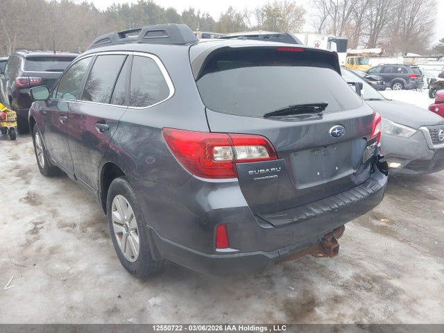 2015 Subaru Outback 2.5i Premium მანქანა იყიდება აუქციონზე, vin: 4S4BSCGC7F3315983, აუქციონის ნომერი: 12550722