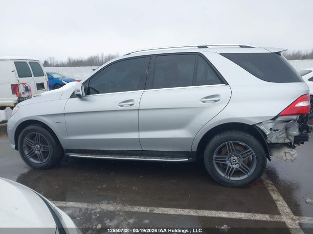 12550738 :رقم المزاد ، 4JGDA2EB0CA055305 vin ، 2012 Mercedes-benz Ml 350 Bluetec 4matic مزاد بيع