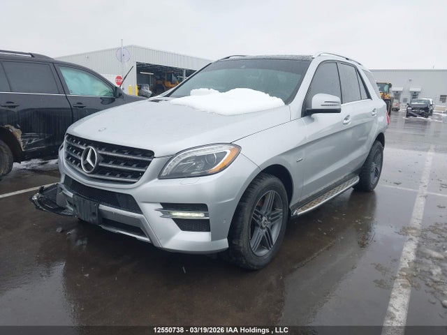 12550738 :رقم المزاد ، 4JGDA2EB0CA055305 vin ، 2012 Mercedes-benz Ml 350 Bluetec 4matic مزاد بيع