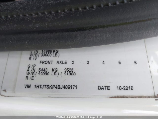 Продаж на аукціоні авто 2011 International 4000 4300, vin: 1HTJTSKP4BJ406171, номер лоту: 12550741