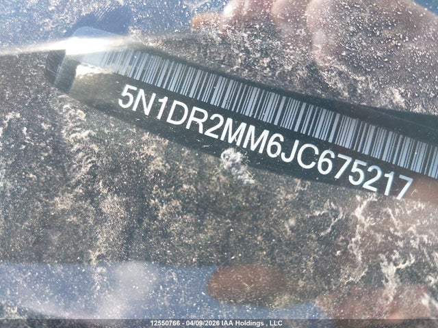 5N1DR2MM6JC675217 Nissan Pathfinder Midnight Edition/platinum/s/sl Premium/sv Tech
