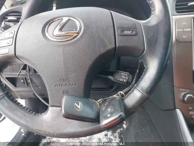 12550768 :رقم المزاد ، JTHBK262892084690 vin ، 2009 Lexus Is 250 مزاد بيع