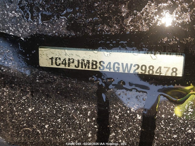1C4PJMBS4GW298478 Jeep Cherokee Trailhawk