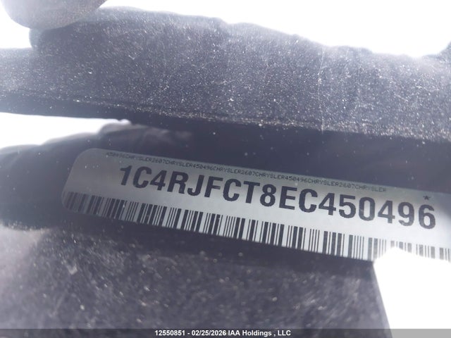 1C4RJFCT8EC450496 Jeep Grand Cherokee Overland