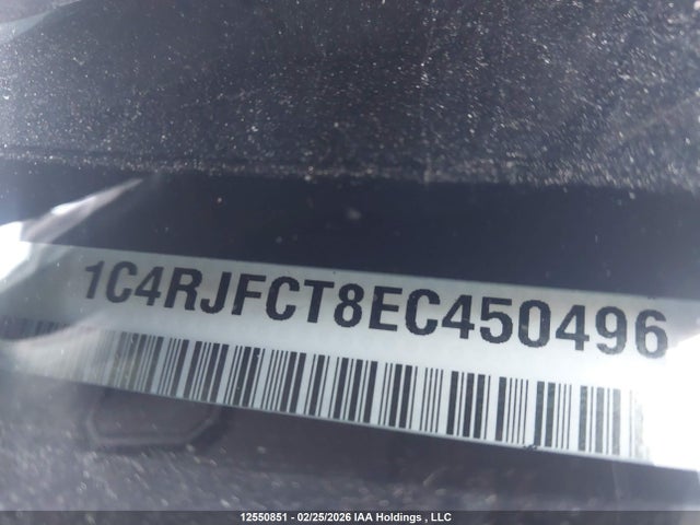 1C4RJFCT8EC450496 Jeep Grand Cherokee Overland