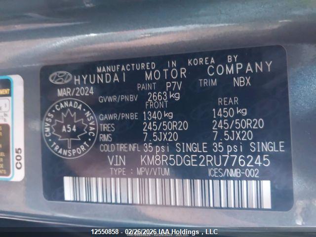 KM8R5DGE2RU776245 Hyundai Palisade