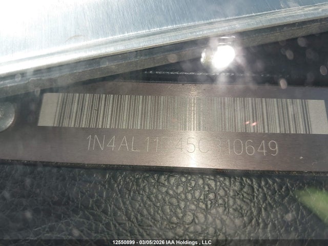 12550899 :رقم المزاد ، 1N4AL11D45C310649 vin ، 2005 Nissan Altima 2.5 S مزاد بيع