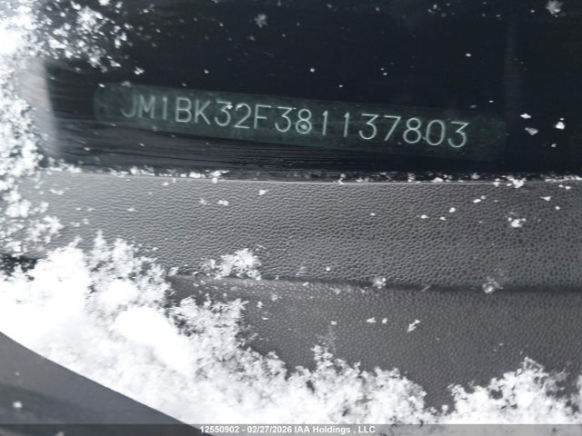 Продажа на аукционе авто 2008 Mazda Mazda3, vin: JM1BK32F381137803, номер лота: 12550902