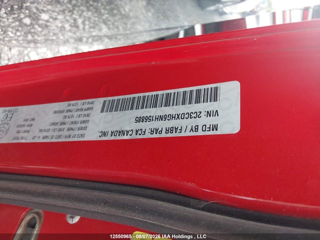 2022 Dodge Charger Gt მანქანა იყიდება აუქციონზე, vin: 2C3CDXHG6NH156885, აუქციონის ნომერი: 12550965