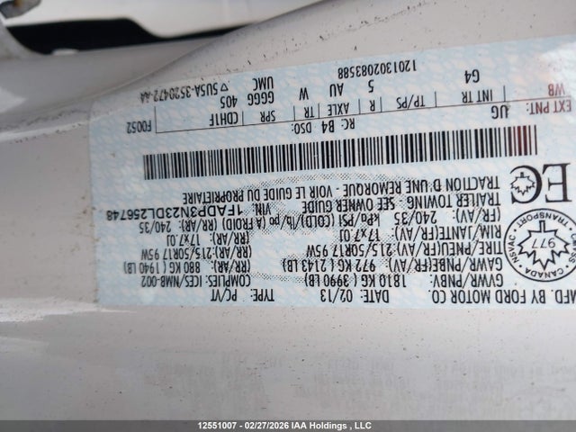 2013 Ford Focus მანქანა იყიდება აუქციონზე, vin: 1FADP3N23DL256748, აუქციონის ნომერი: 12551007