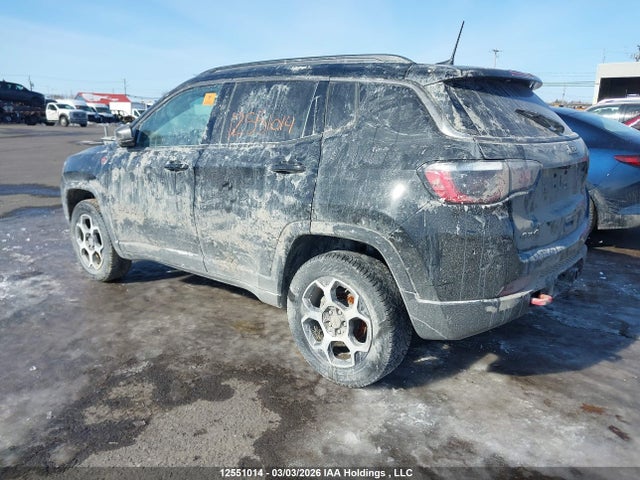 Aukcja sprzedaży 2022 Jeep Compass Trailhawk, vin: 3C4NJDDB9NT172916, numer aukcji: 12551014
