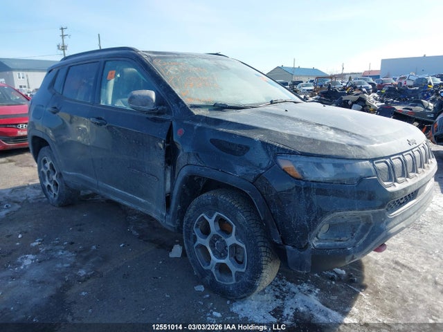 Aukcja sprzedaży 2022 Jeep Compass Trailhawk, vin: 3C4NJDDB9NT172916, numer aukcji: 12551014