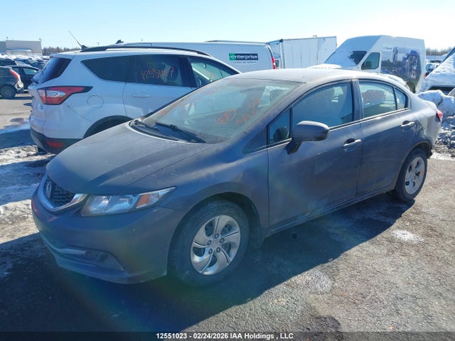Honda Civic Lx 2015 2HGFB2F49FH056986 Image 2