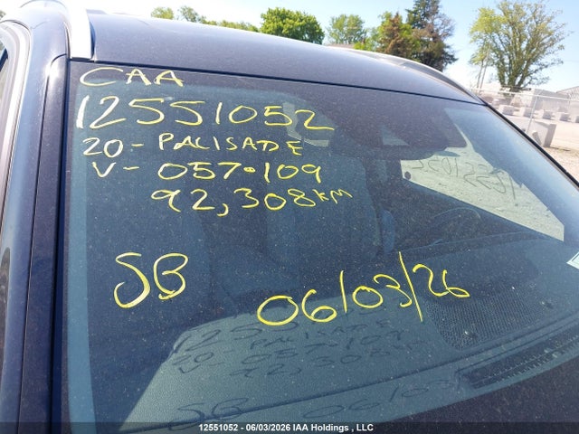 12551052 :رقم المزاد ، KM8R3DHEXLU057109 vin ، 2020 Hyundai Palisade Sel مزاد بيع
