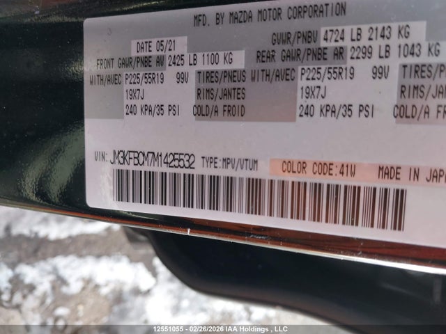 JM3KFBCM7M1425532 Mazda Cx-5 Gs/kuro Edition/signature