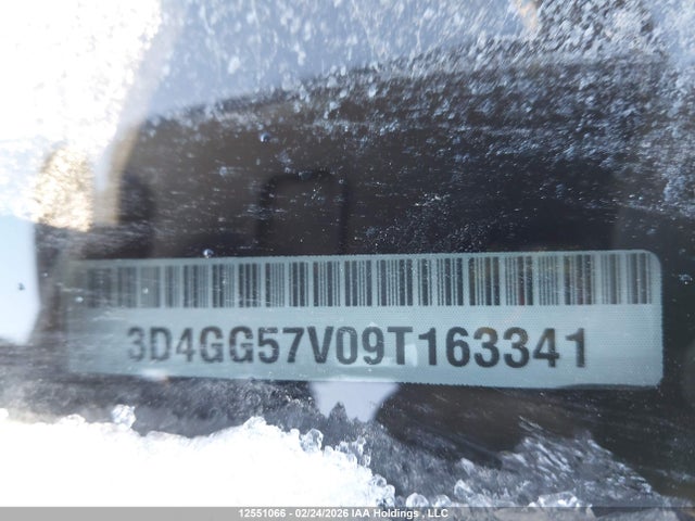 12551066 :رقم المزاد ، 3D4GG57V09T163341 vin ، 2009 Dodge Journey Sxt مزاد بيع