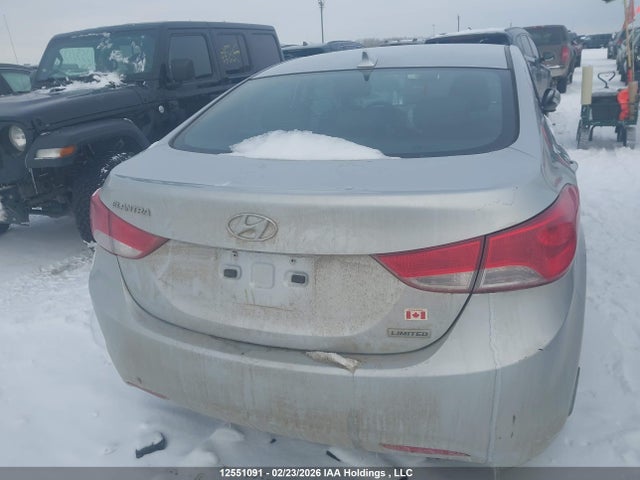 Продаж на аукціоні авто 2013 Hyundai Elantra Limited, vin: 5NPDH4AE2DH360651, номер лоту: 12551091