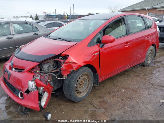 12551095 :رقم المزاد ، JTDZN3EU2C3110539 vin ، 2012 Toyota Prius V مزاد بيع
