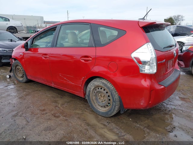 12551095 :رقم المزاد ، JTDZN3EU2C3110539 vin ، 2012 Toyota Prius V مزاد بيع