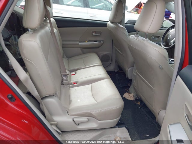 12551095 :رقم المزاد ، JTDZN3EU2C3110539 vin ، 2012 Toyota Prius V مزاد بيع
