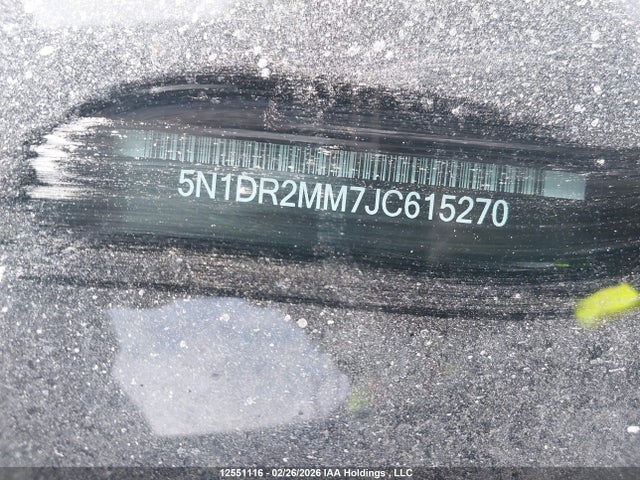 5N1DR2MM7JC615270 Nissan Pathfinder S/sv/sl/platinum