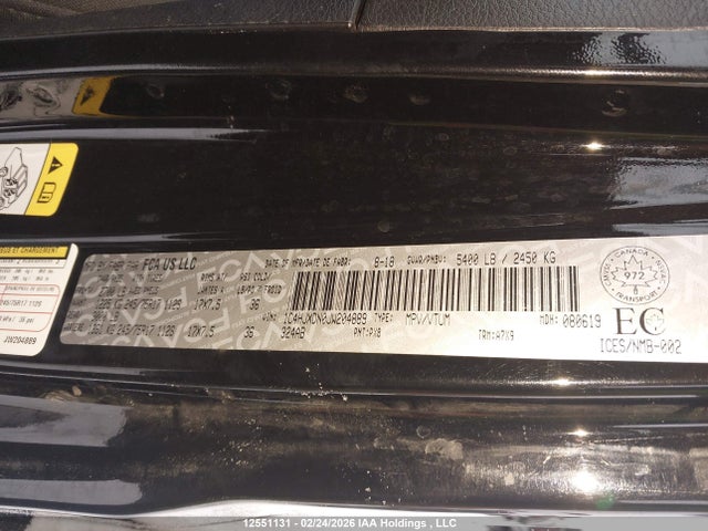 1C4HJXDN0JW204889 Jeep Wrangler Unlimited Sport