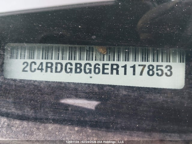 2C4RDGBG6ER117853 Dodge Grand Caravan Se