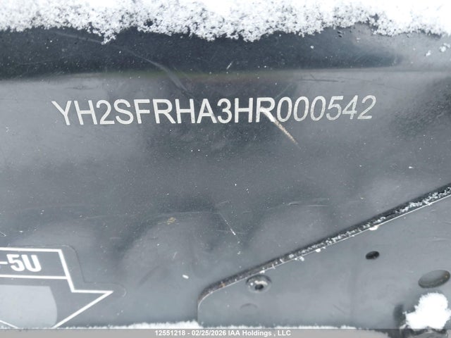 YH2SFRHA3HR000542 Skidoo Skidoo