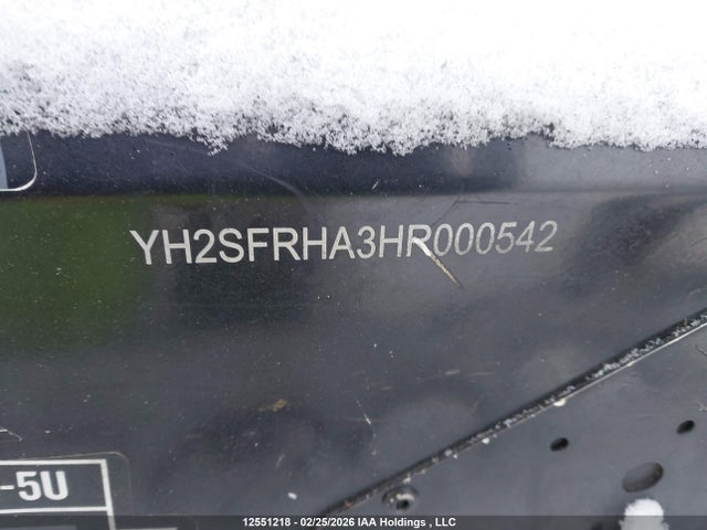 YH2SFRHA3HR000542 Skidoo Skidoo