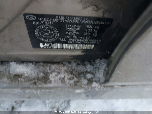 5NPEB4AC9EH929131 Hyundai SONATA GLS
