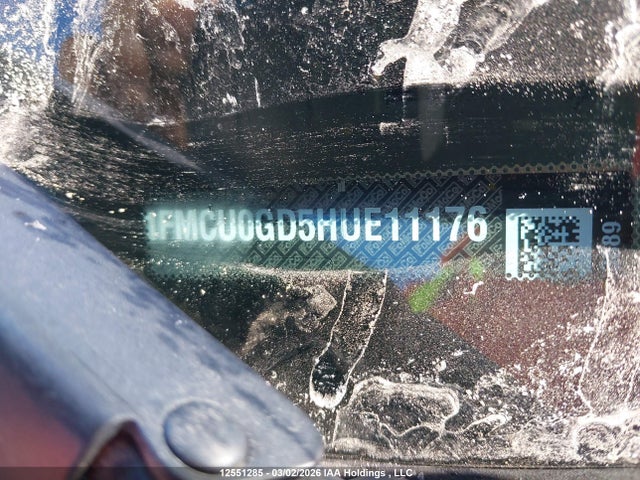 1FMCU0GD5HUE11176 Ford ESCAPE SE