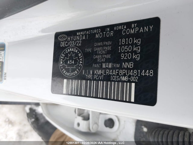 Aukcja sprzedaży 2023 Hyundai Elantra, vin: KMHLR4AF8PU481448, numer aukcji: 12551301