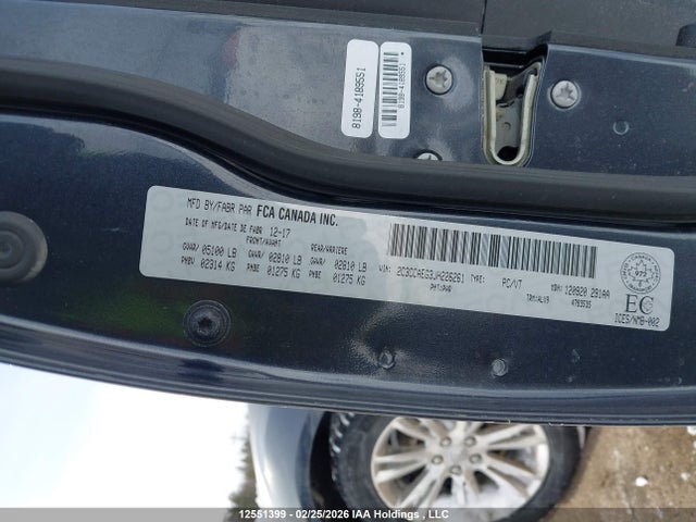 Продажа на аукционе авто 2018 Chrysler 300 Limited, vin: 2C3CCAEG3JH226261, номер лота: 12551399