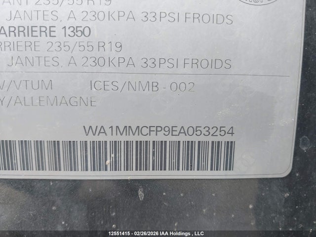 Продаж на аукціоні авто 2014 Audi Q5 Tdi Technik, vin: WA1MMCFP9EA053254, номер лоту: 12551415