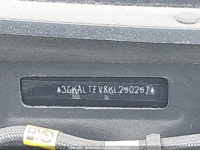 12551476 :رقم المزاد ، 3GKALTEV8KL250257 vin ، 2019 Gmc Terrain مزاد بيع