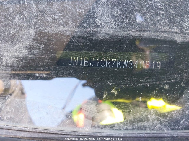 JN1BJ1CR7KW340819 Nissan Qashqai S/sl/sv