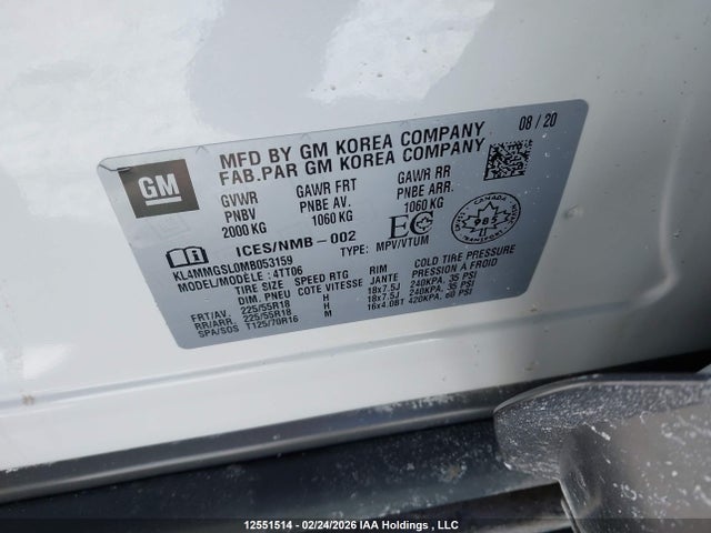 Buick Encore Gx Awd Essence 2021 KL4MMGSL0MB053159 Image 9