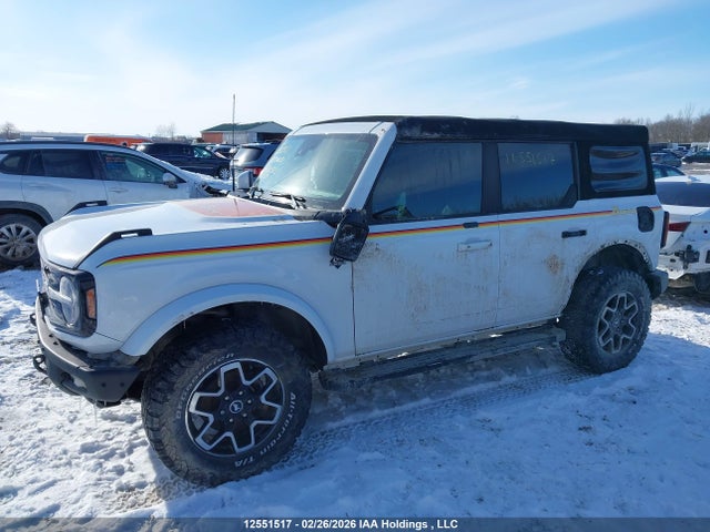 Aukcja sprzedaży 2021 Ford Bronco Outer Banks, vin: 1FMDE5BH4MLA76422, numer aukcji: 12551517