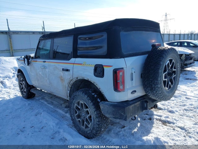 Aukcja sprzedaży 2021 Ford Bronco Outer Banks, vin: 1FMDE5BH4MLA76422, numer aukcji: 12551517