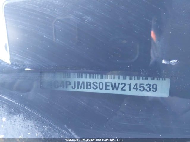 Aukcja sprzedaży 2014 Jeep Cherokee Trailhawk, vin: 1C4PJMBS0EW214539, numer aukcji: 12551523