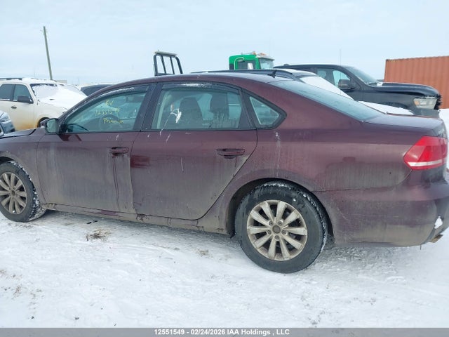 12551549 :رقم المزاد ، 1VWAH7A34DC045233 vin ، 2013 Volkswagen Passat 2.5l Trendline مزاد بيع