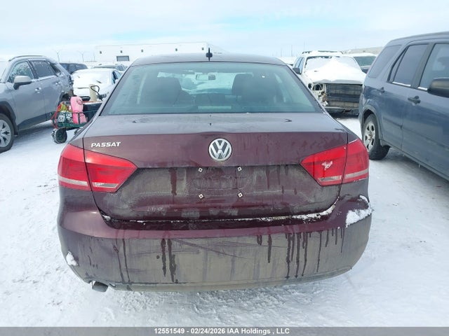 12551549 :رقم المزاد ، 1VWAH7A34DC045233 vin ، 2013 Volkswagen Passat 2.5l Trendline مزاد بيع