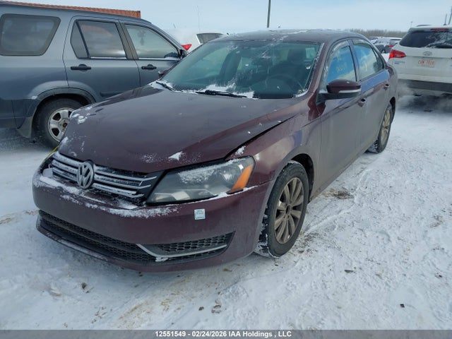 12551549 :رقم المزاد ، 1VWAH7A34DC045233 vin ، 2013 Volkswagen Passat 2.5l Trendline مزاد بيع