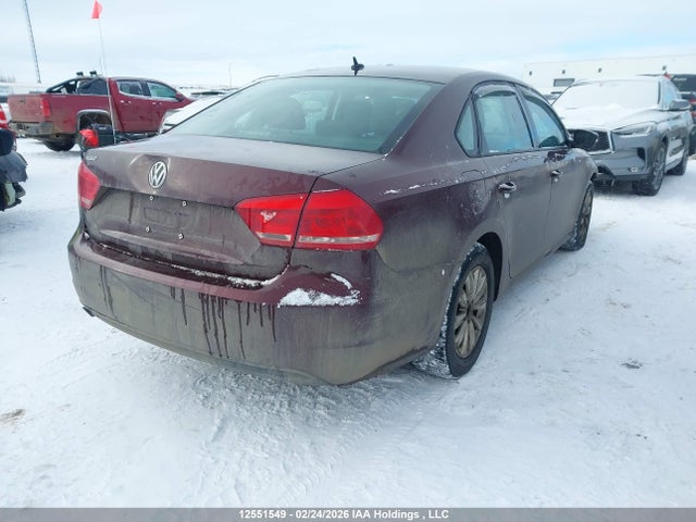 12551549 :رقم المزاد ، 1VWAH7A34DC045233 vin ، 2013 Volkswagen Passat 2.5l Trendline مزاد بيع