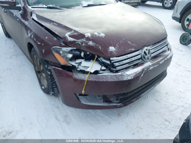 12551549 :رقم المزاد ، 1VWAH7A34DC045233 vin ، 2013 Volkswagen Passat 2.5l Trendline مزاد بيع