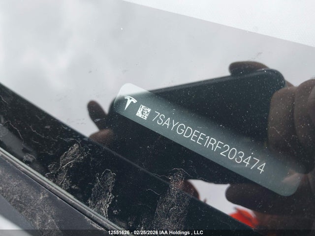 7SAYGDEE1RF203474 Tesla Model Y Long Range