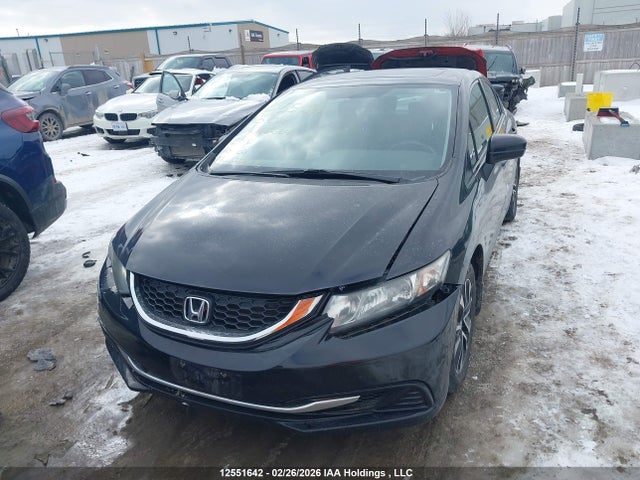 12551642 :رقم المزاد ، 2HGFB2F56FH005664 vin ، 2015 Honda Civic Ex مزاد بيع